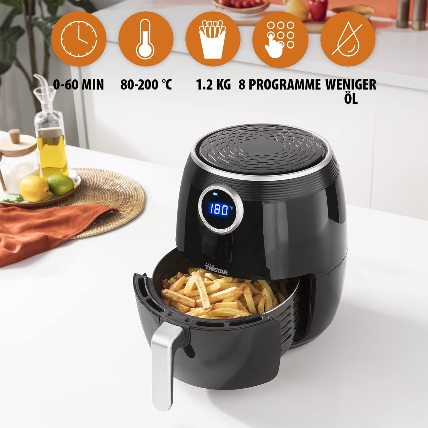 Crispy Fryer FR-6956, Heissluftfritteuse, 4,5L