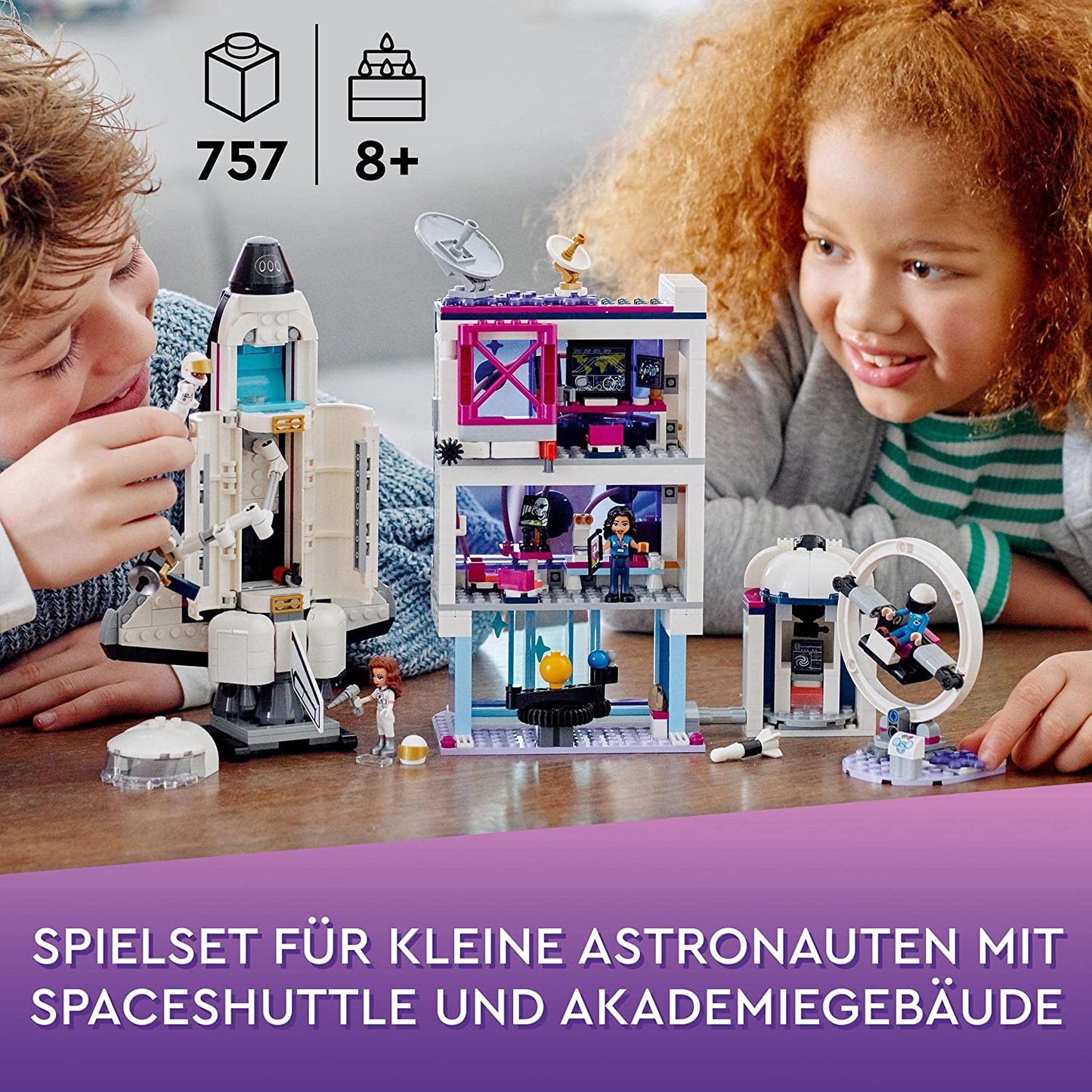 41713 Friends Olivias Raumfahrt-Akademie, Konstruktionsspielzeug