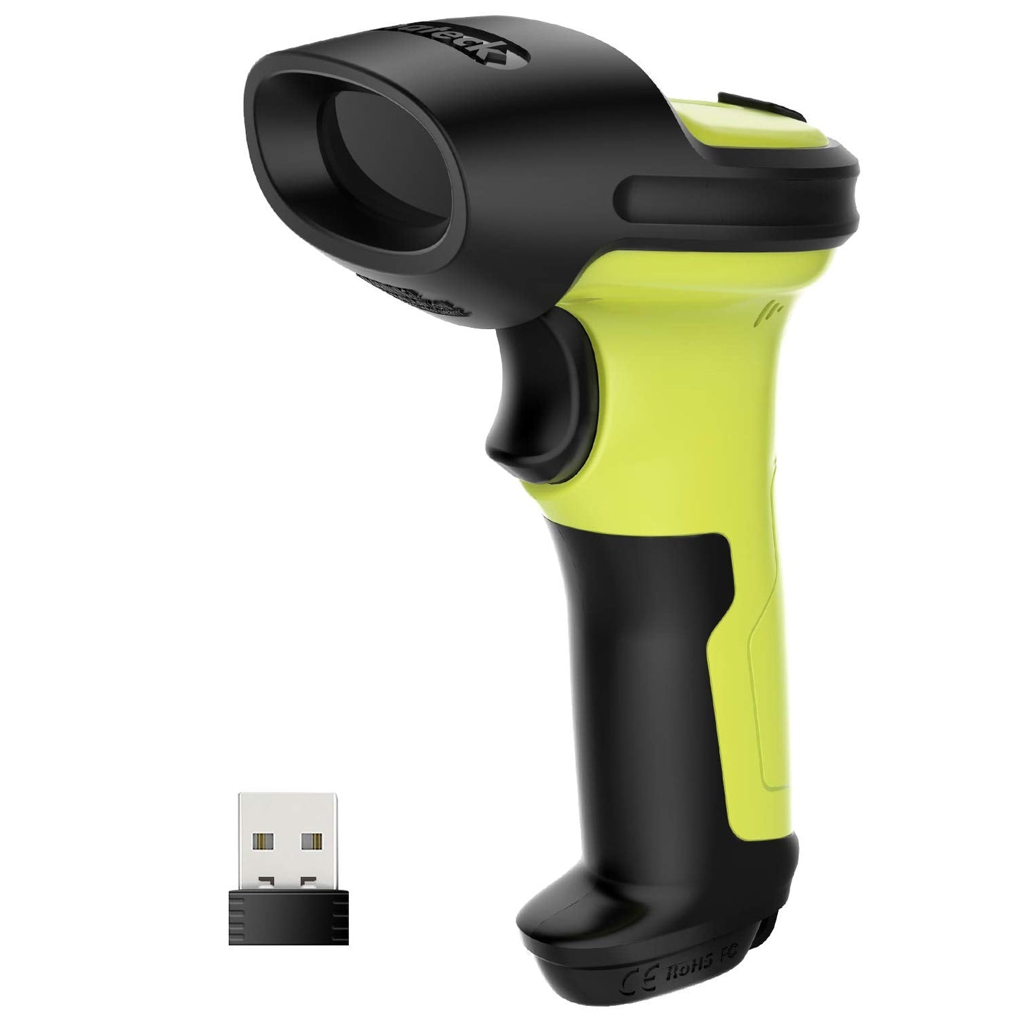 Barcode Scanner Wireless 2.4 GHz, Grün