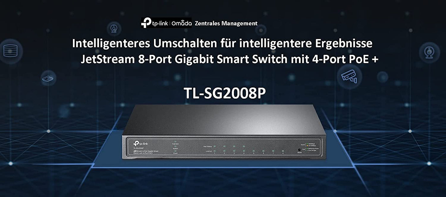 TL-SG2008P, Switch