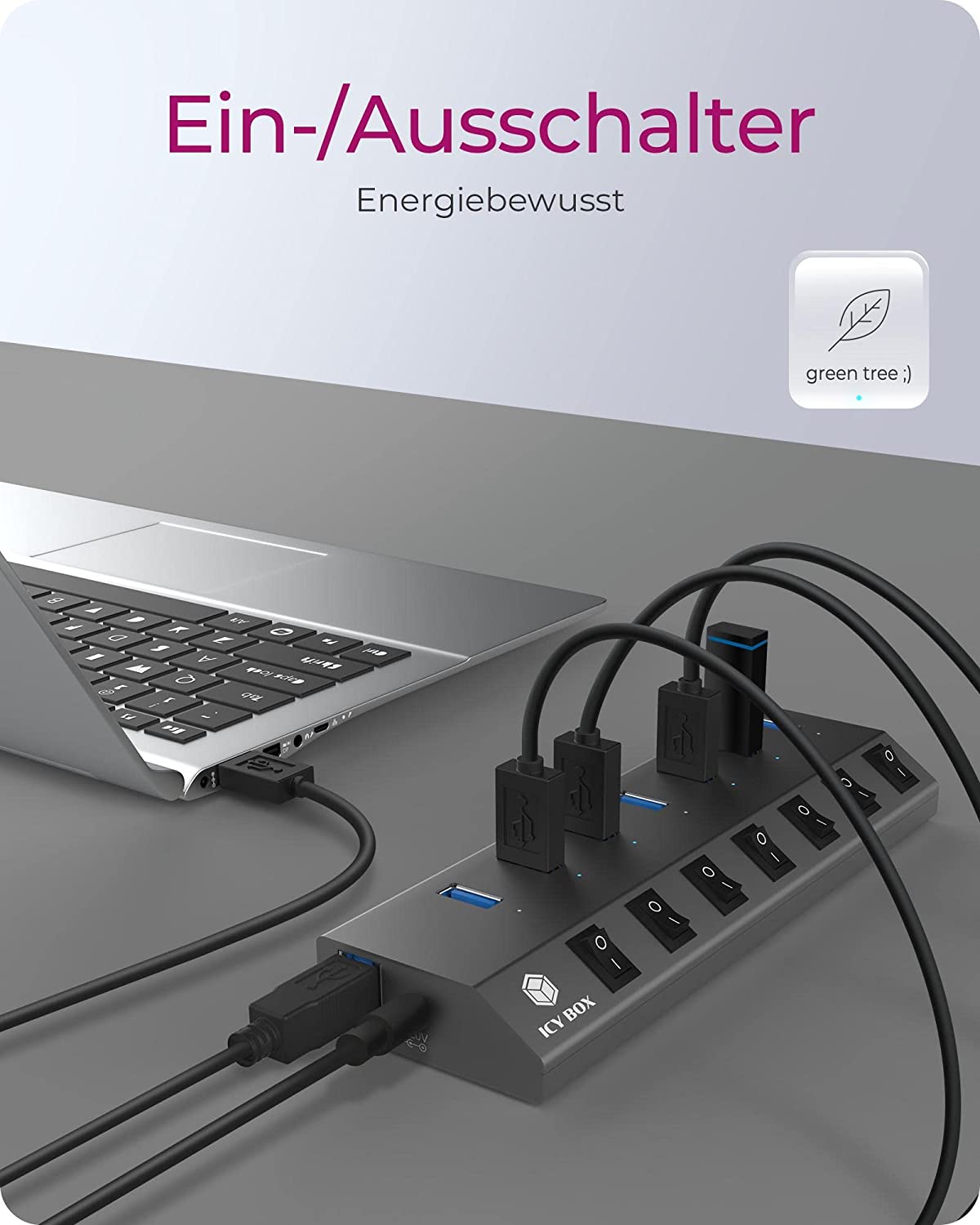 IB-HUB1701-C3, USB-Hub
