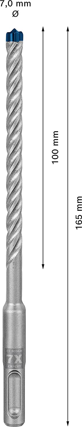 Expert Hammerbohrer SDS-plus-7X, Ø 7mm, 10 Stück