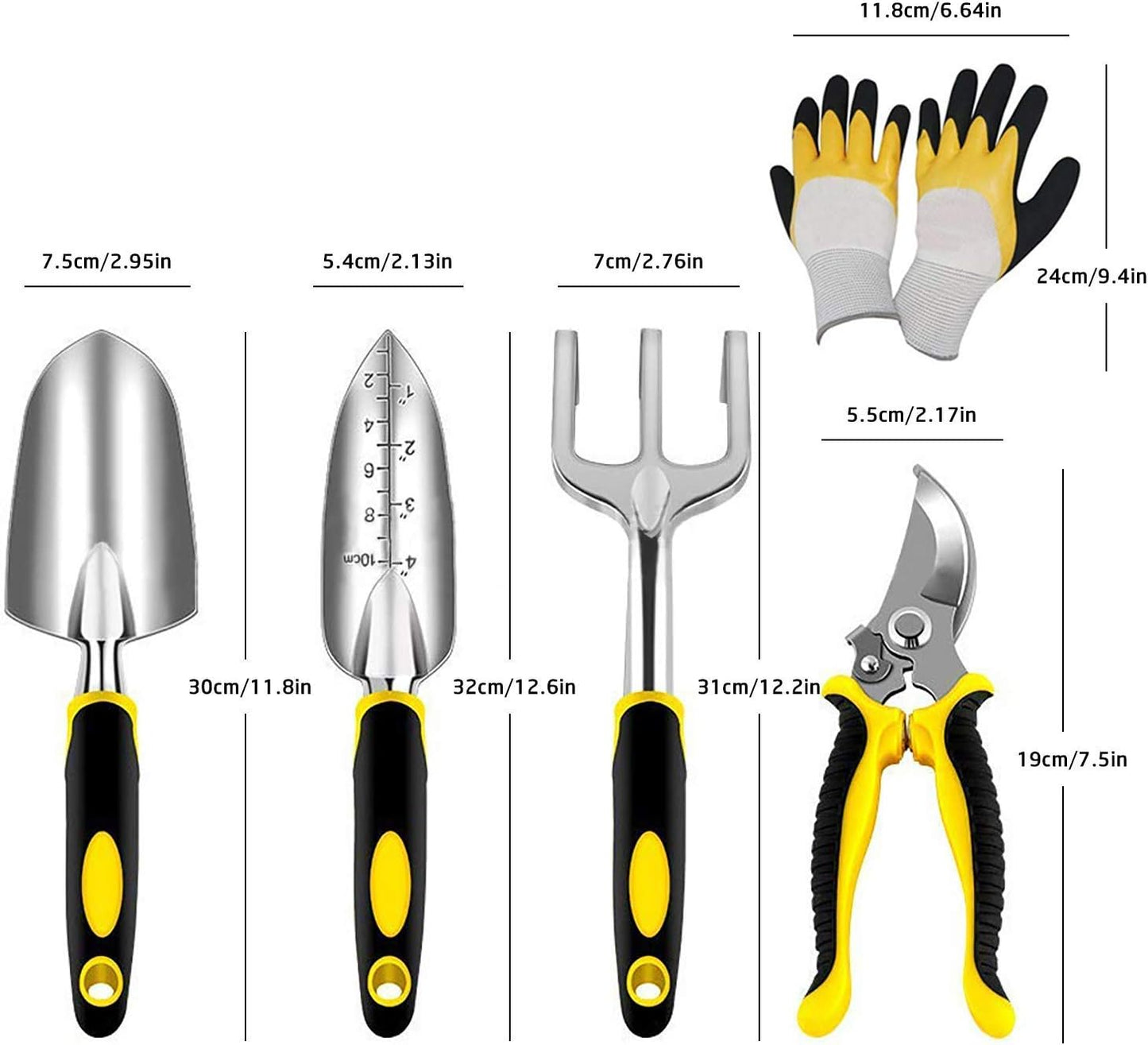 Gartenwerkzeug Set, 5 Stück, 5.0