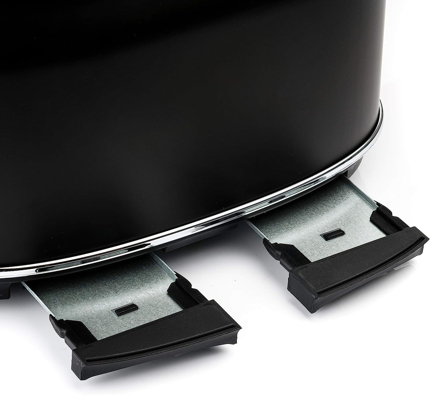 Frühstück-Set, Frühstück-Set mit 4-Scheiben Toaster schwarz