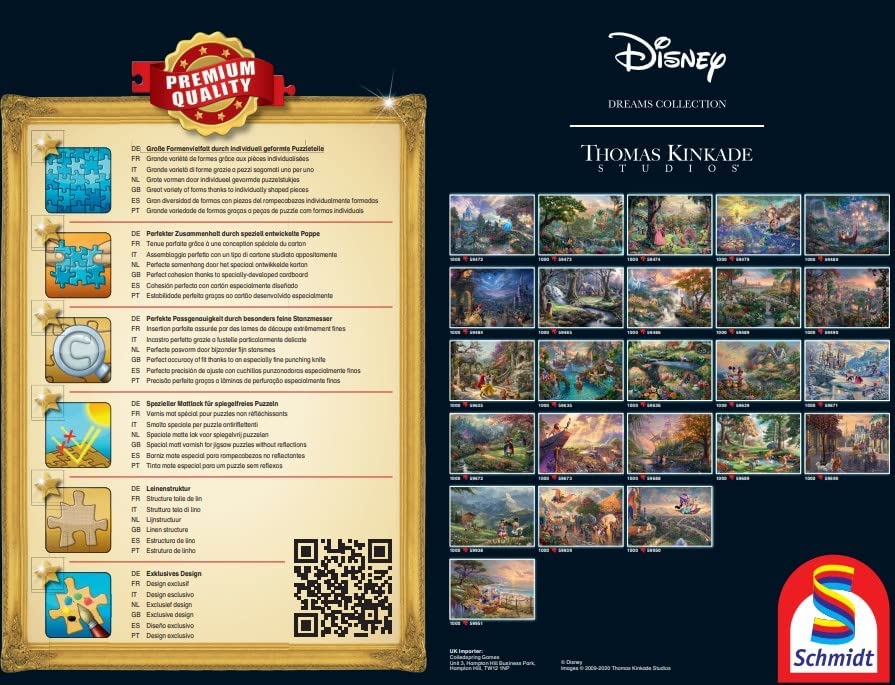 Thomas Kinkade Studios: Belle's Magical World, Puzzle