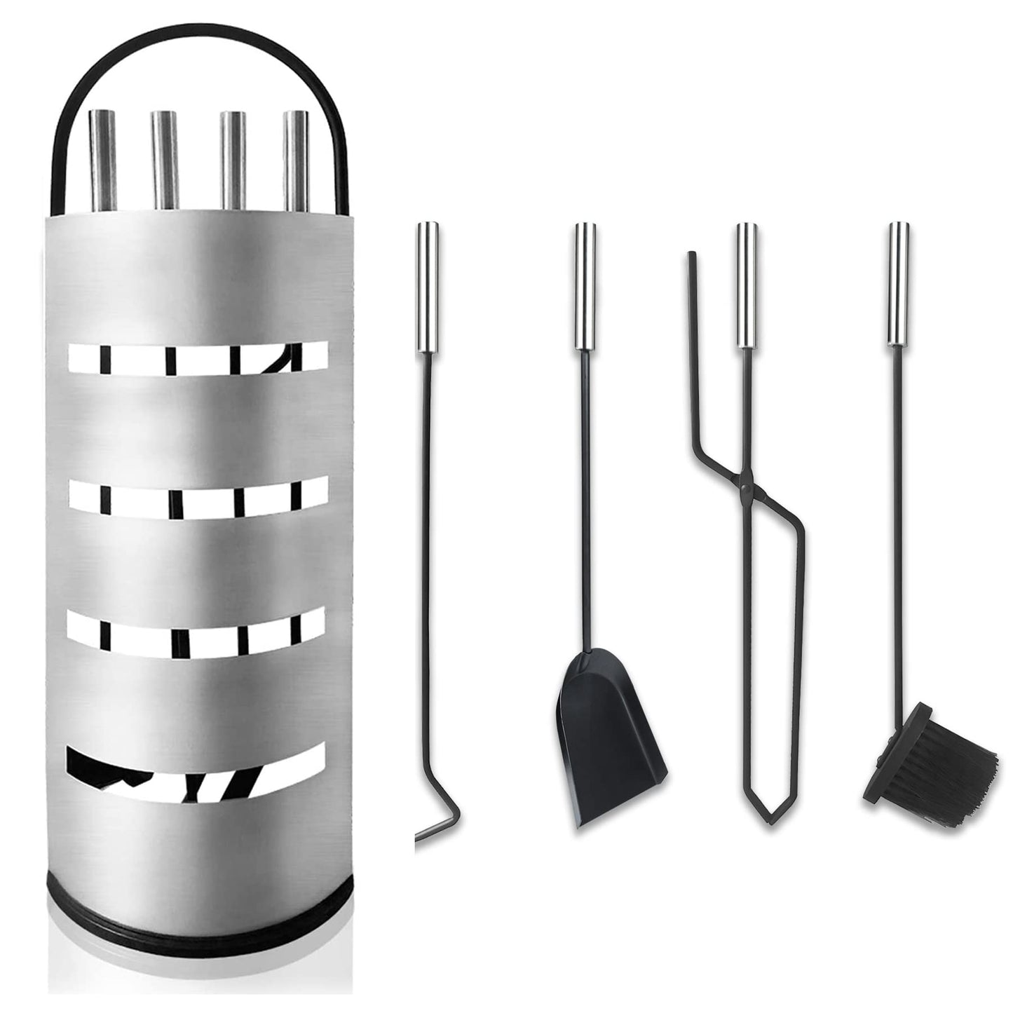Kaminbesteck, Type A, Silber