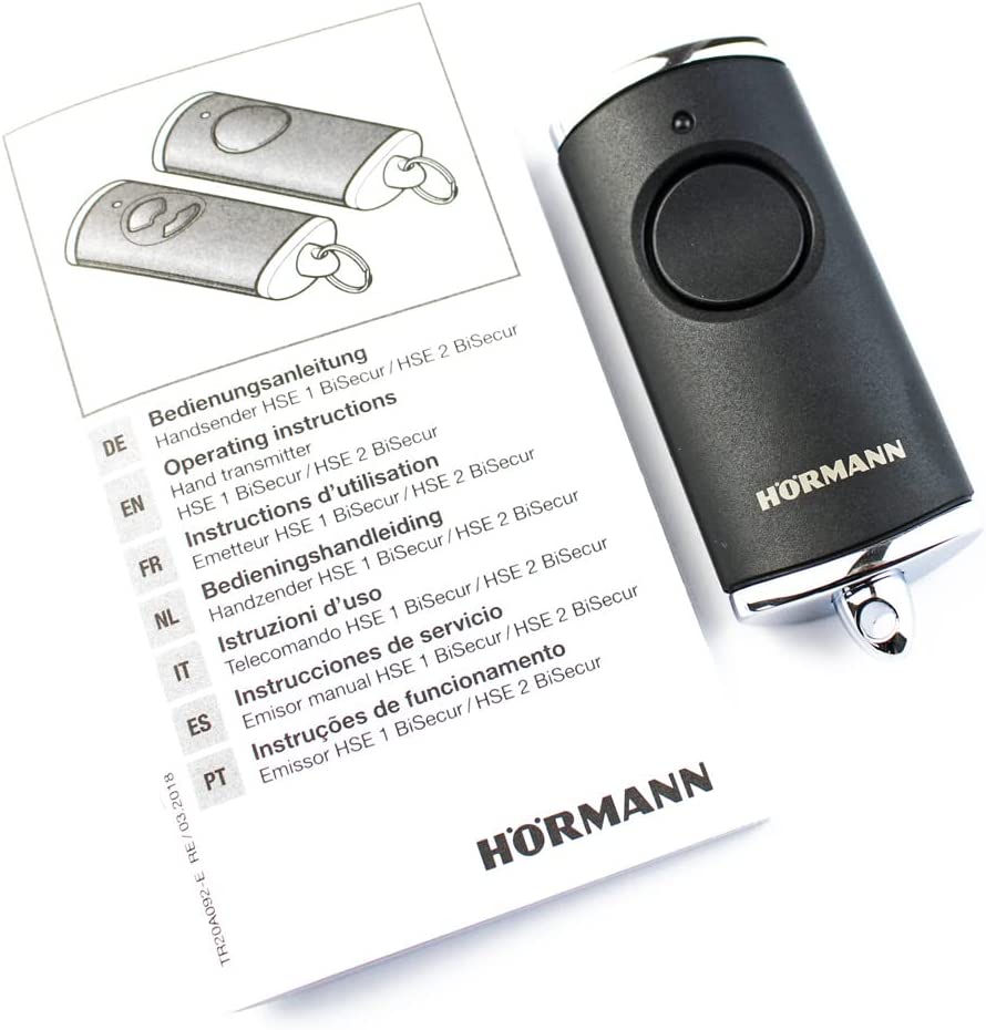 Handsender, Single, schwarz, Single