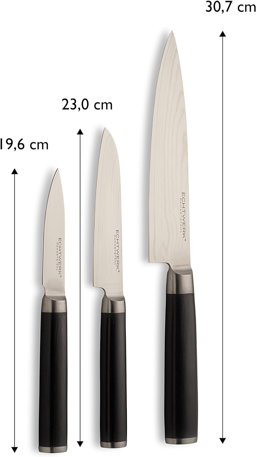 Damaszener Messer Set, 3-teilig