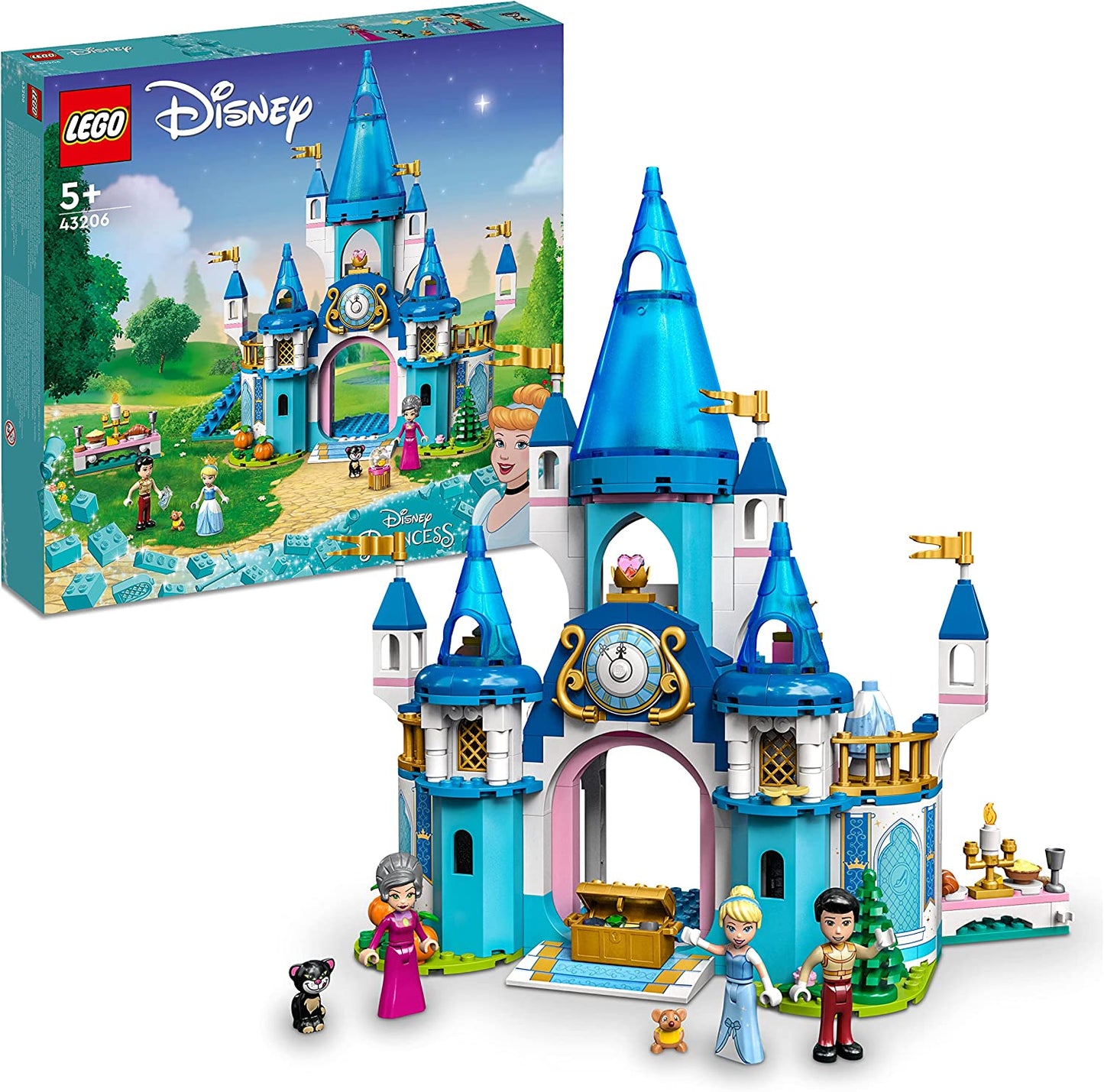 43206 Disney Princess Cinderellas Schloss, Konstruktionsspielzeug