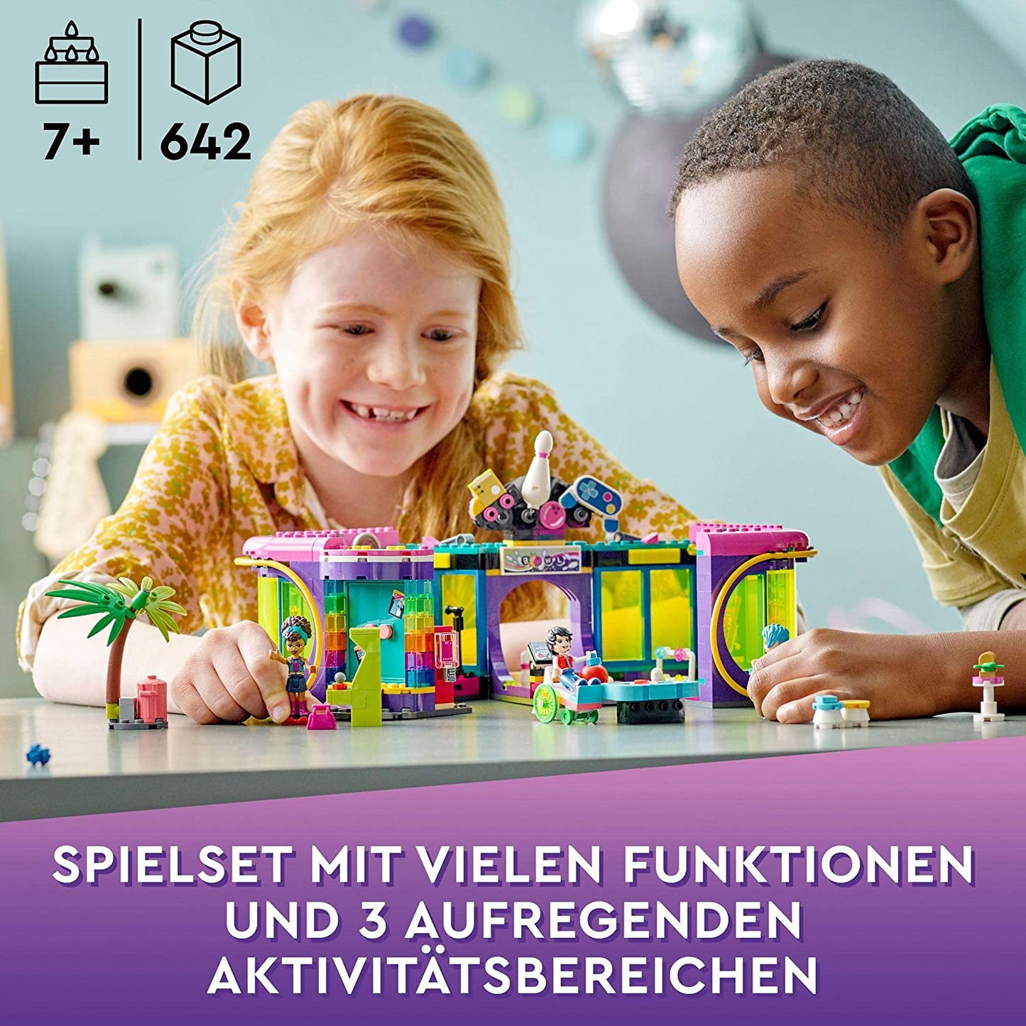 41708 Friends Rollschuhdisco, Konstruktionsspielzeug