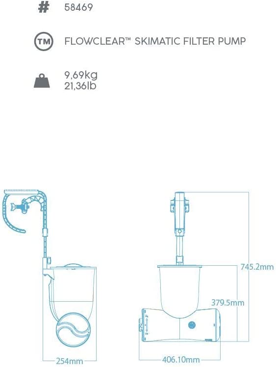 Flowclear Einhängefilter Skimatic, Wasserfilter