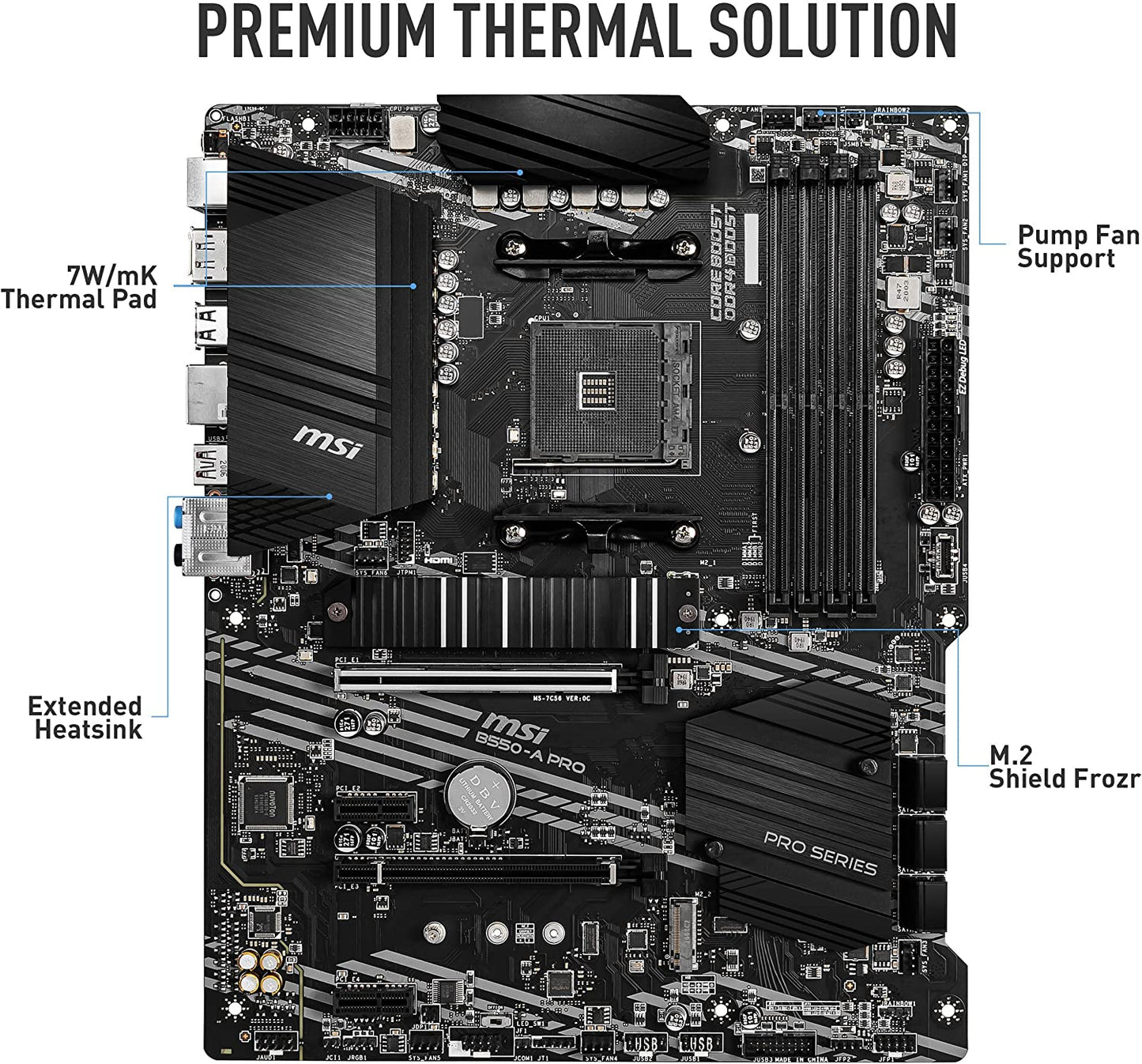 B550-A PRO, Mainboard