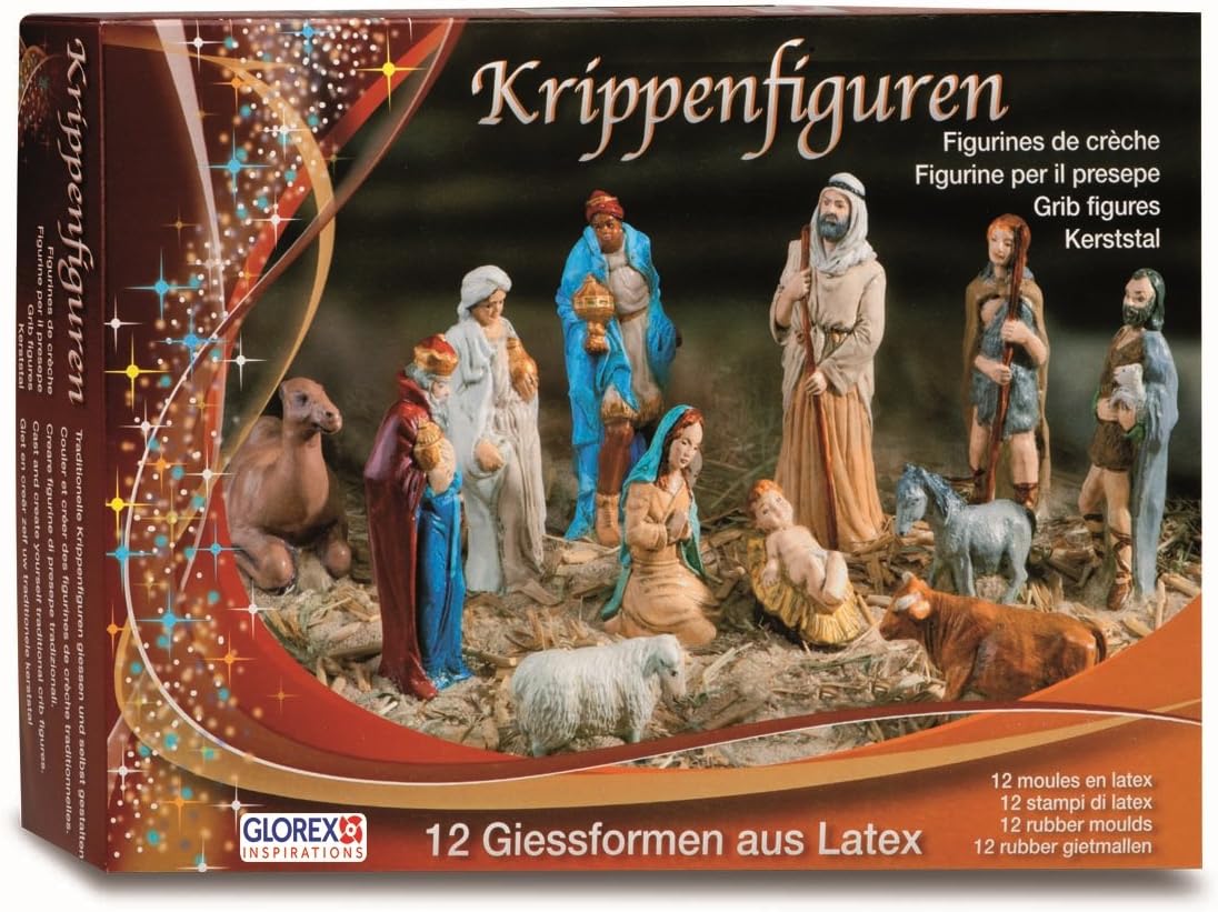 Giessformen Set Krippenfiguren