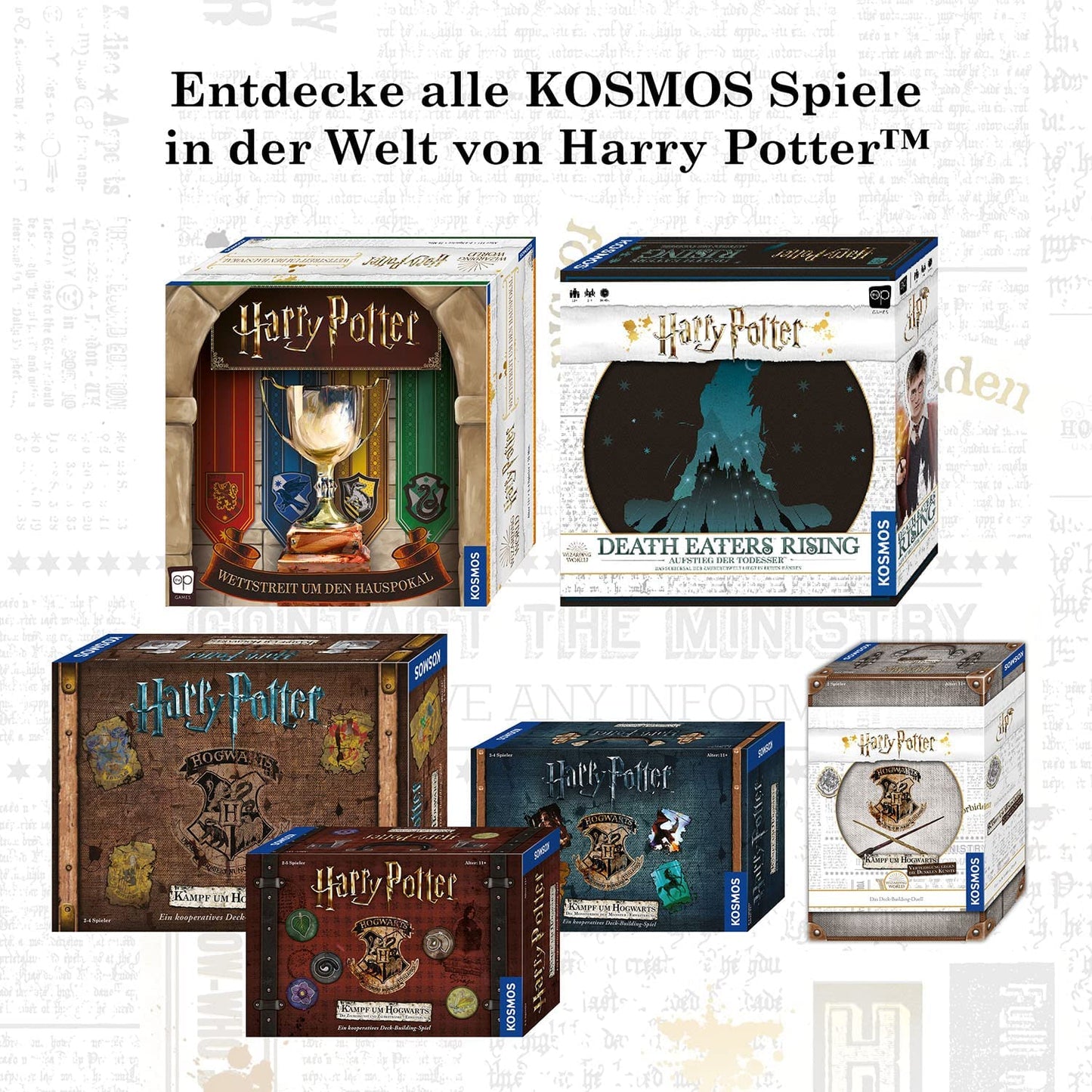 Harry Potter - Wettstreit um den Hauspokal, Brettspiel