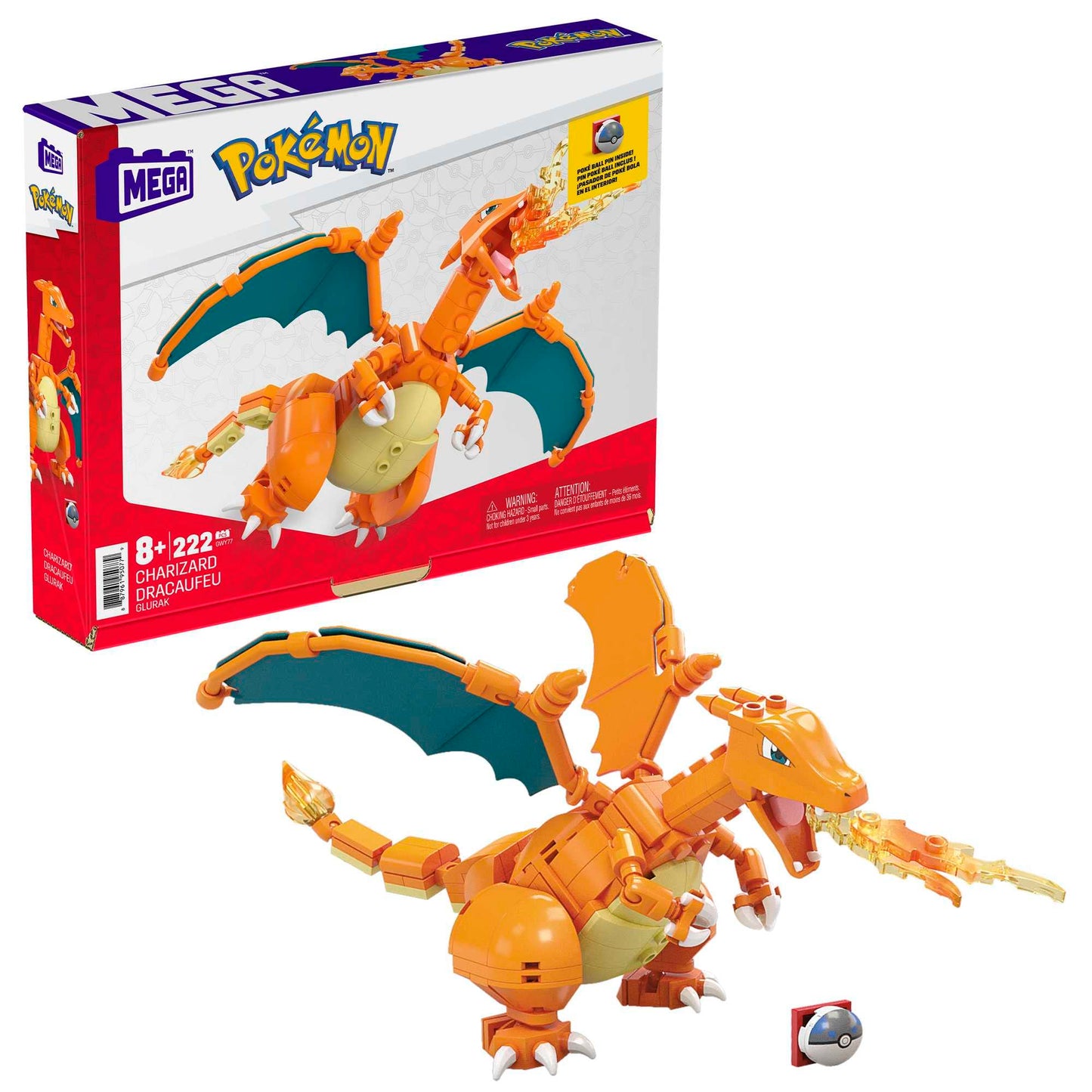 Pokémon Glurak, Konstruktionsspielzeug