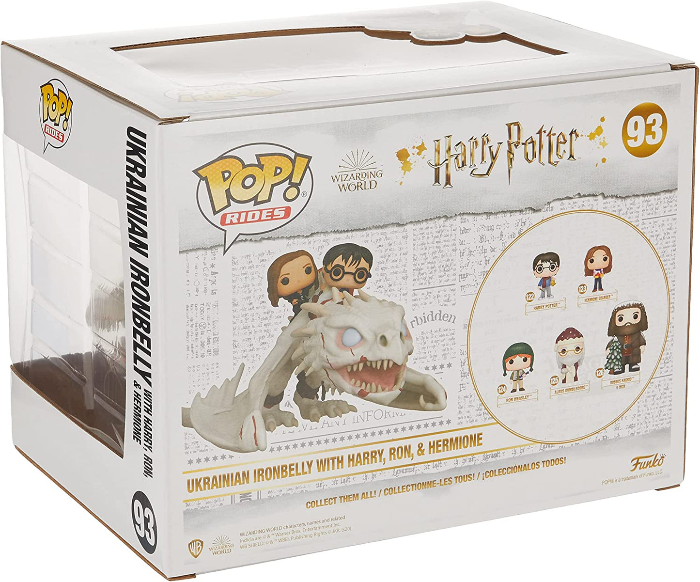 POP! Ride Harry Potter - Dragon with Harry, Ron & Hermine, Spielfigur