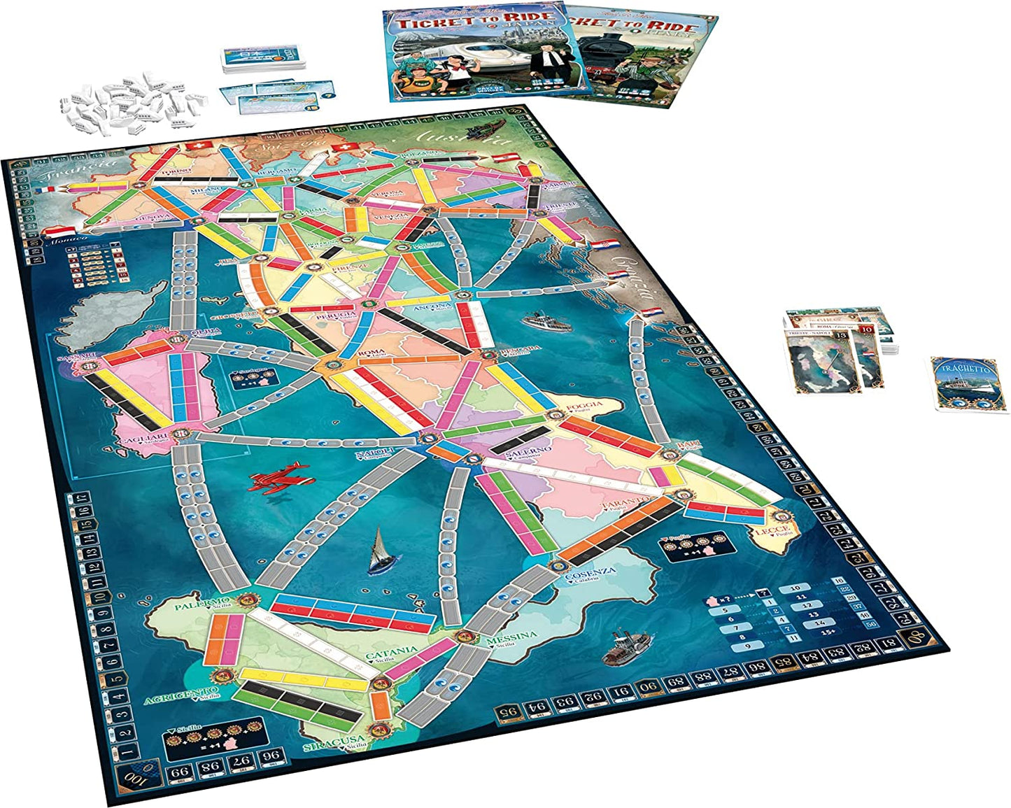 Zug um Zug: Japan & Italien, Brettspiel