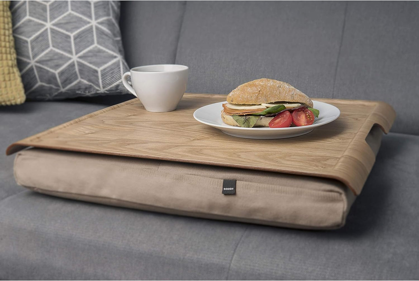 Laptray Kissen mit Tablett