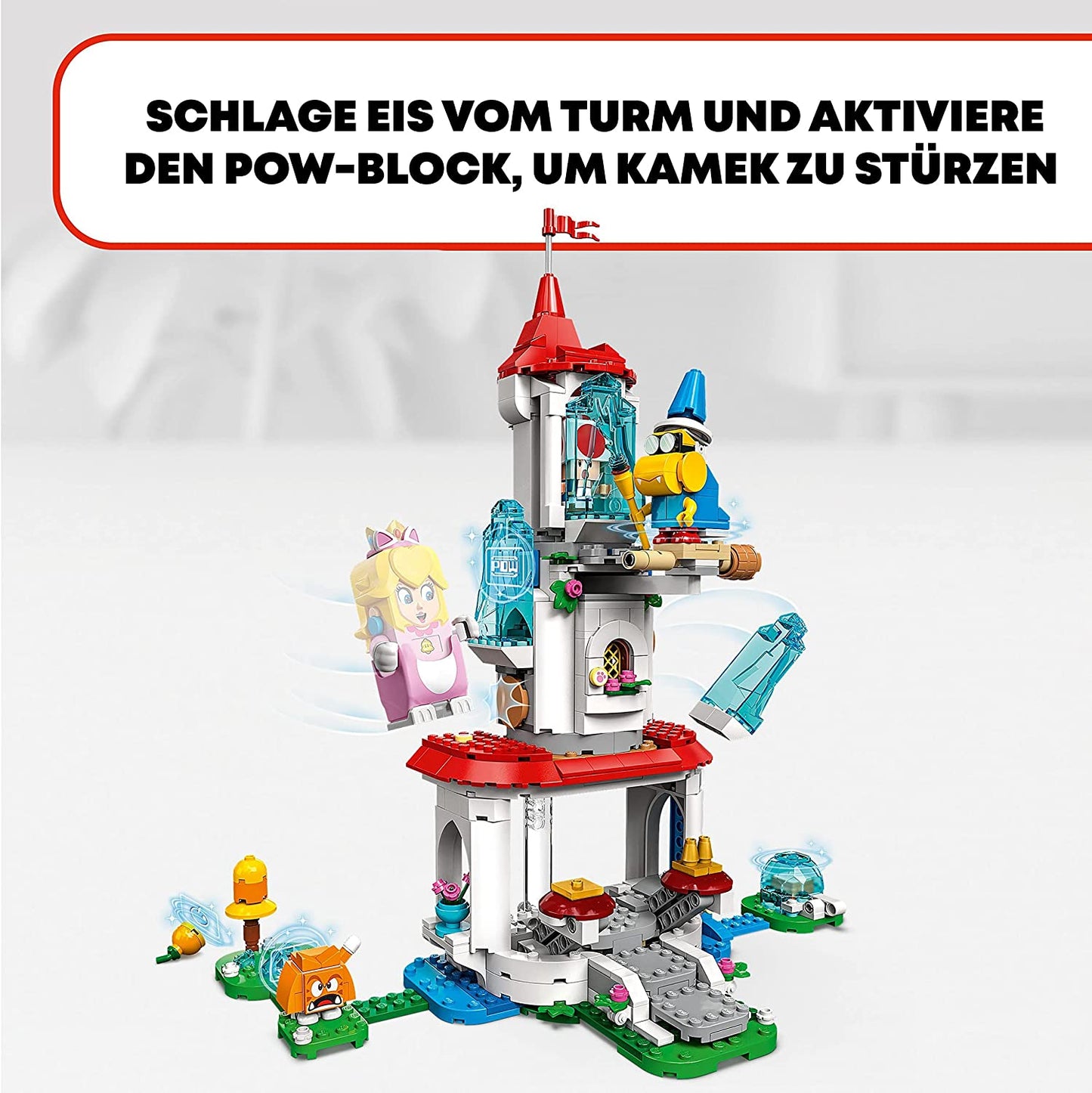 71407 Super Mario Katzen-Peach-Anzug und Eisturm – Erweiterungsset, Konstruktionsspielzeug