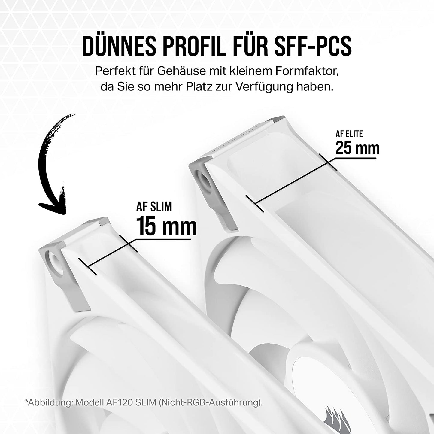 iCUE AF120 RGB Slim, Gehäuselüfter