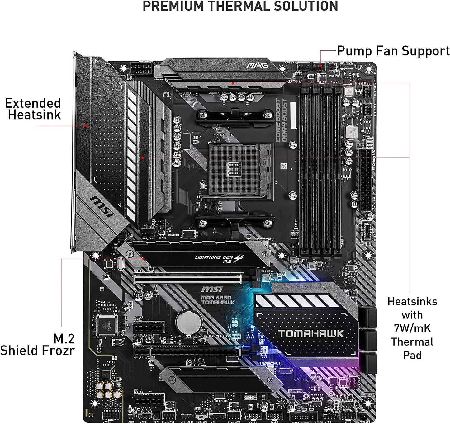 MAG B550 TOMAHAWK, Mainboard