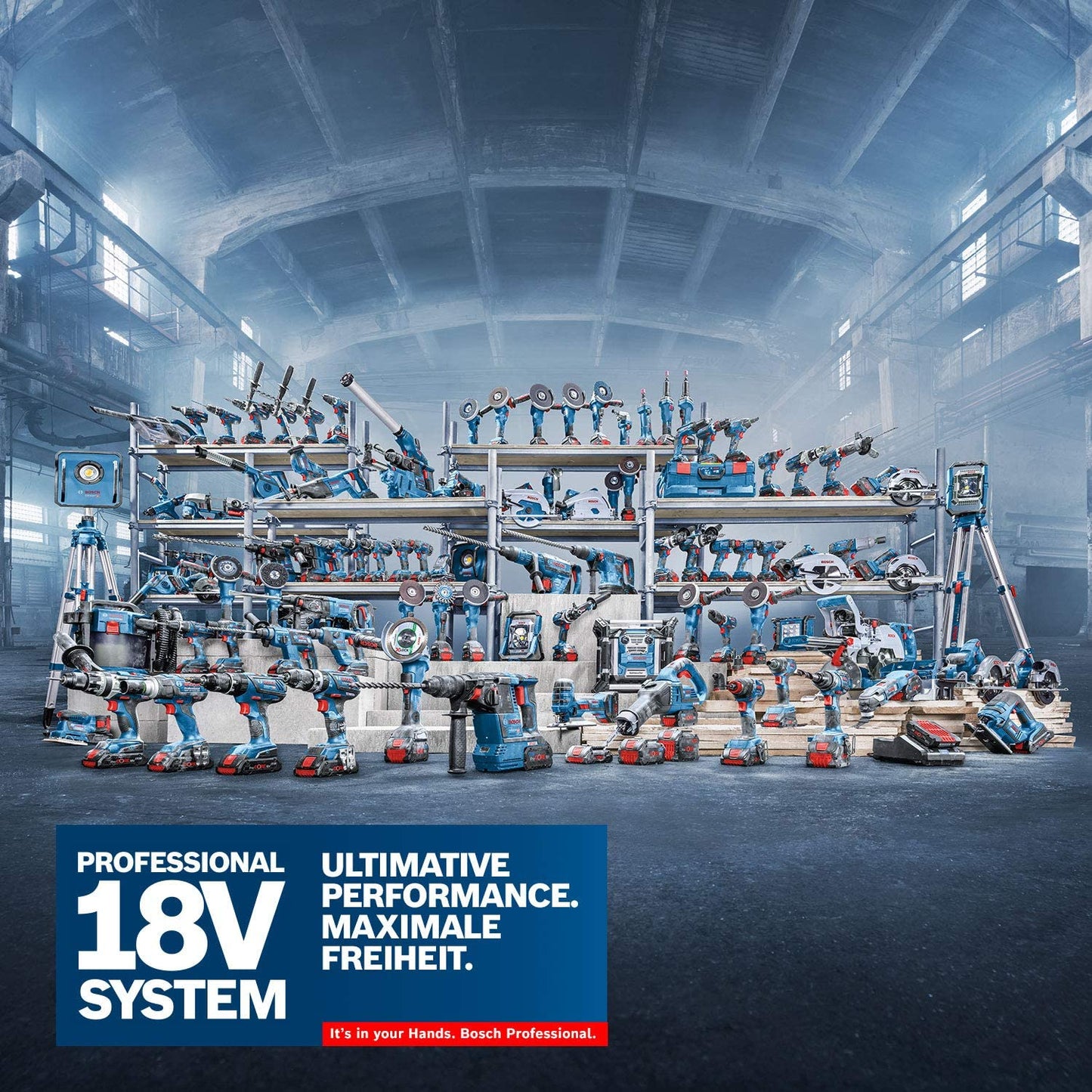 Kombi-Set GSR 18V-28 + GST 18V-LI S + GWS 18-125V-LI + GKS 18 V-LI + GSA 18 V-LI C, Säge
