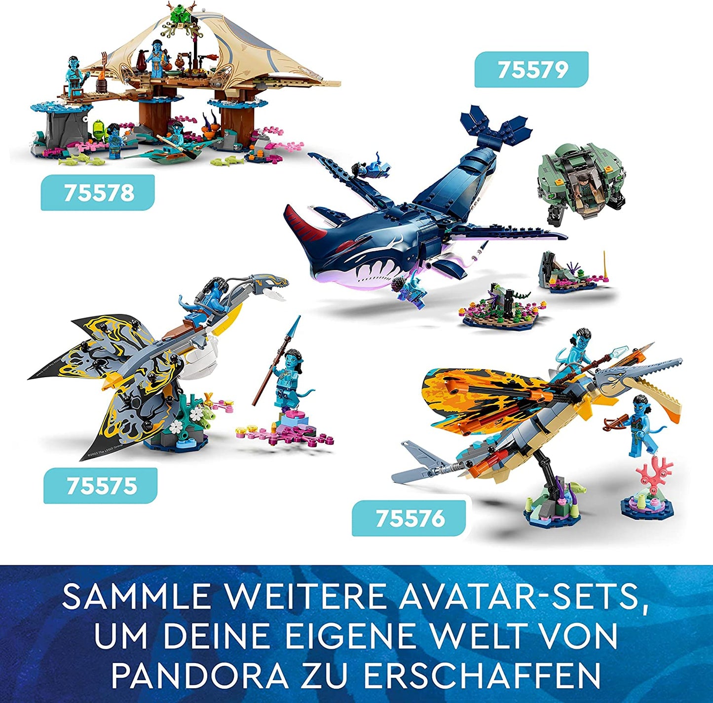 75579 Avatar Payakan der Tulkun und Krabbenanzug, Konstruktionsspielzeug, Single