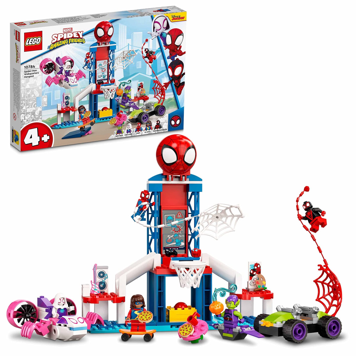 10784 Marvel Spidey und seine Super-Freunde: Spider-Mans Hauptquartier, Konstruktionsspielzeug