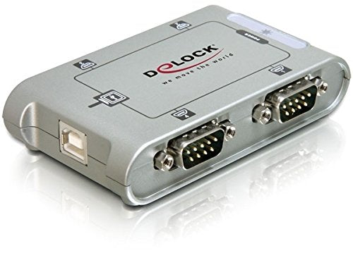 USB 2.0 Adapter, USB-A Stecker > 4x Seriell RS-232 Stecker