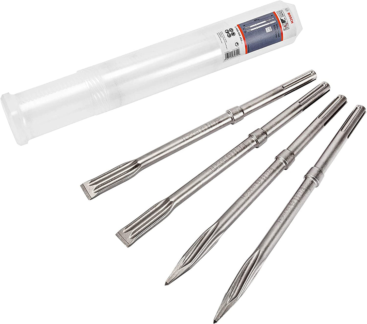 Meissel-Satz RTec, SDS-max, 4-teilig