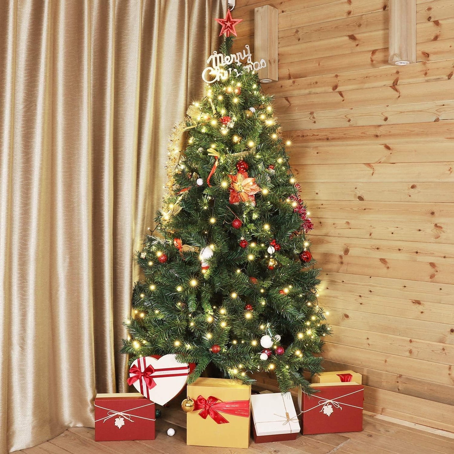 Künstlicher Weihnachtsbaum, Grün, 210cm