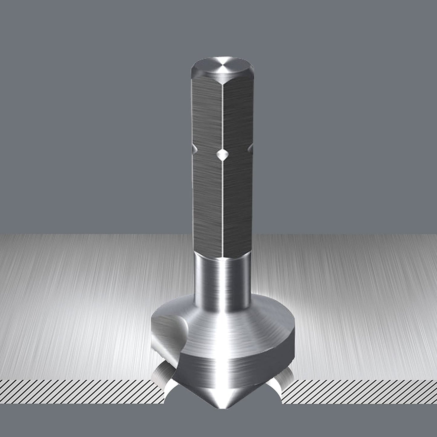 Kegelsenker Bit-Satz 845/8, 1-nutig, 1/4"