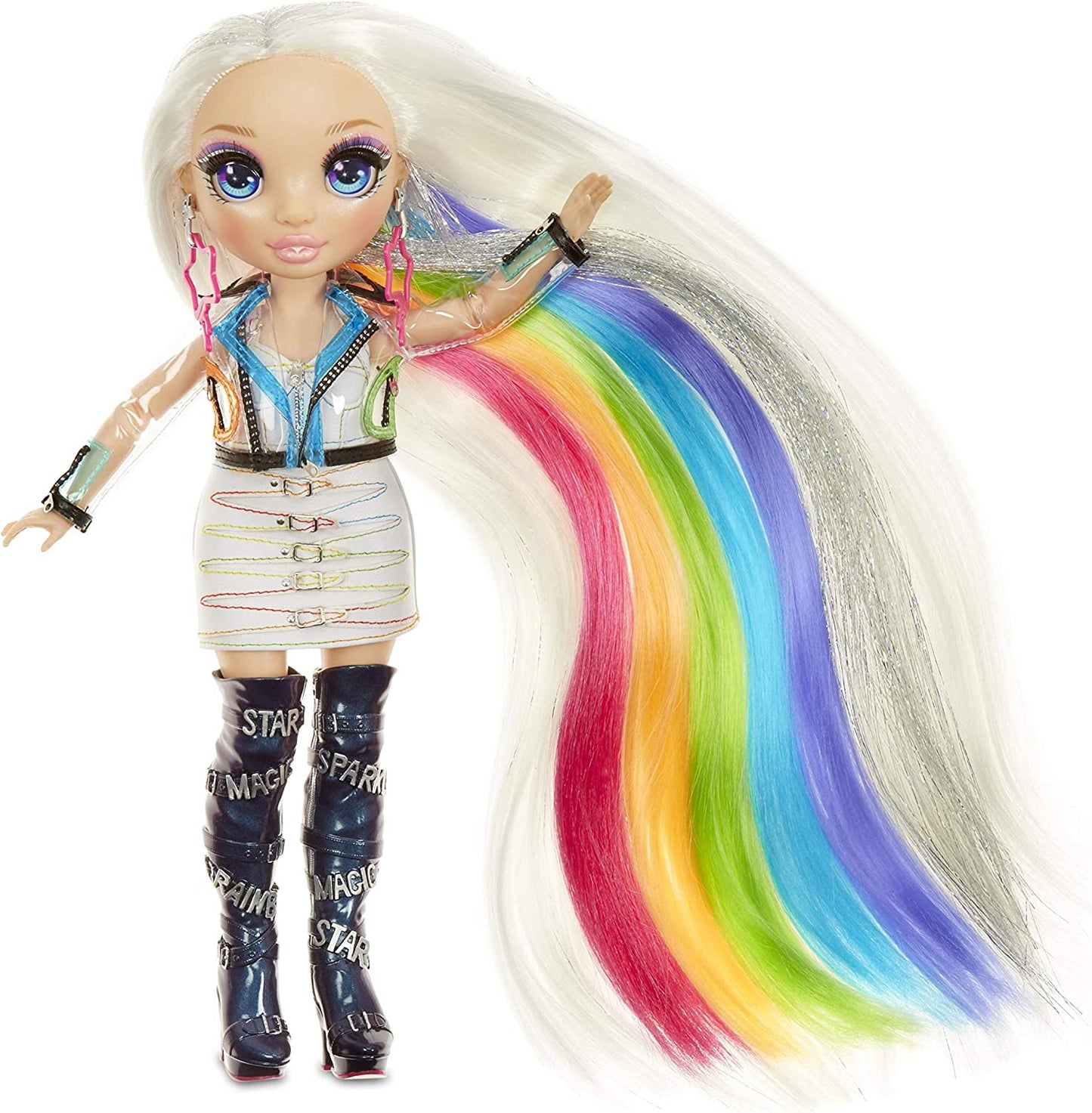 Rainbow Surprise Hair Play Rainbow Doll, Puppe
