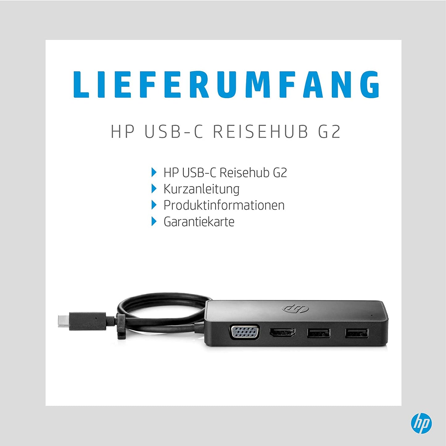 USB-C Travel Hub G2 EURO, USB-Hub