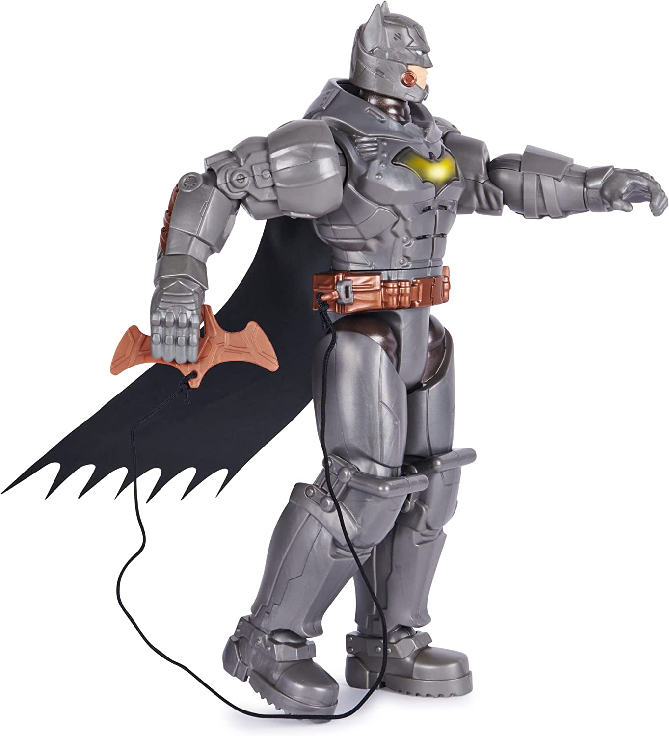 Batman 30 cm Deluxe-Actionfigur mit Schlag- und Wurffunktion, Spielfigur