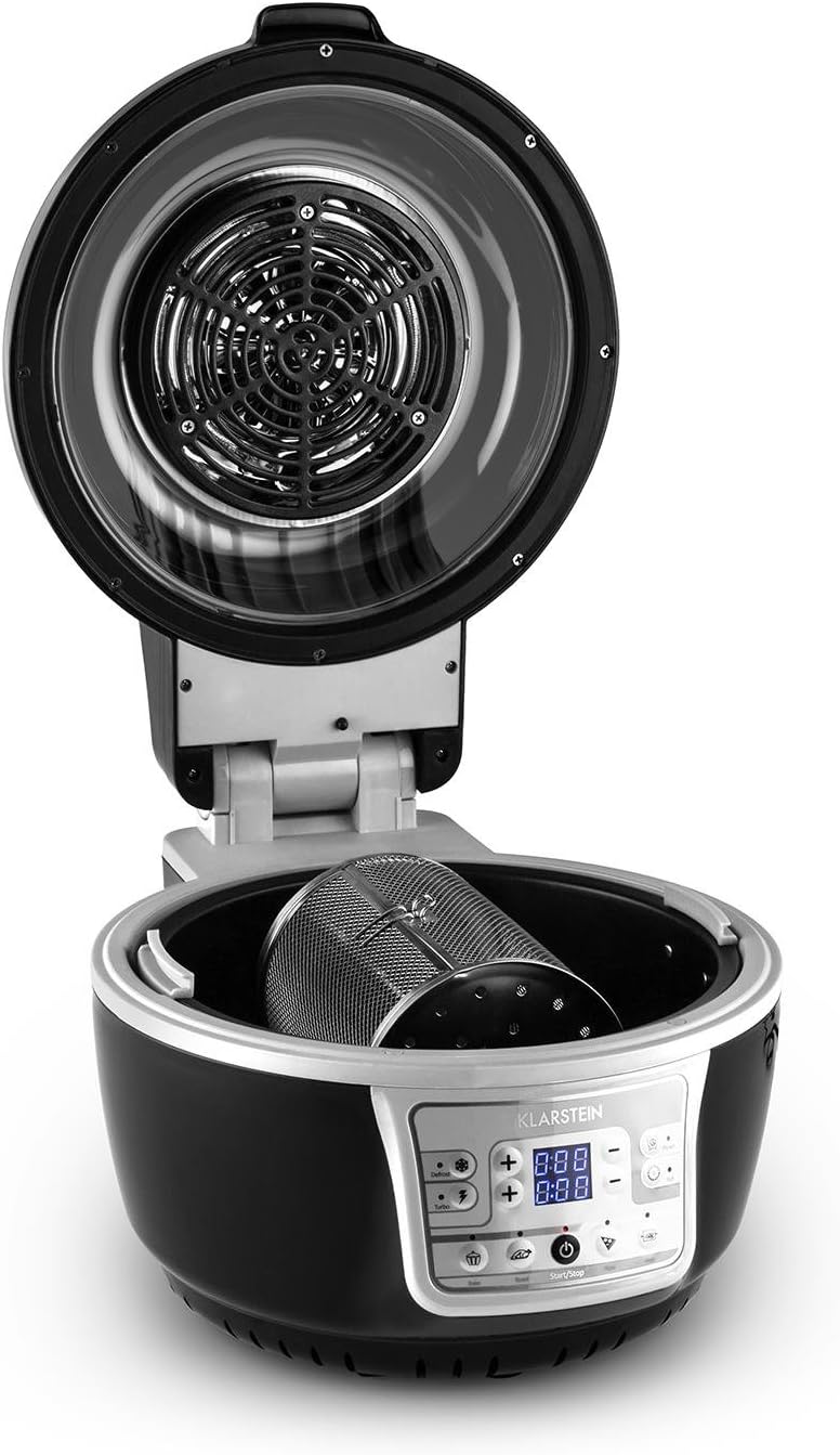 VitAir Turbo Heissluftfritteuse, Schwarz-grau, Turbo