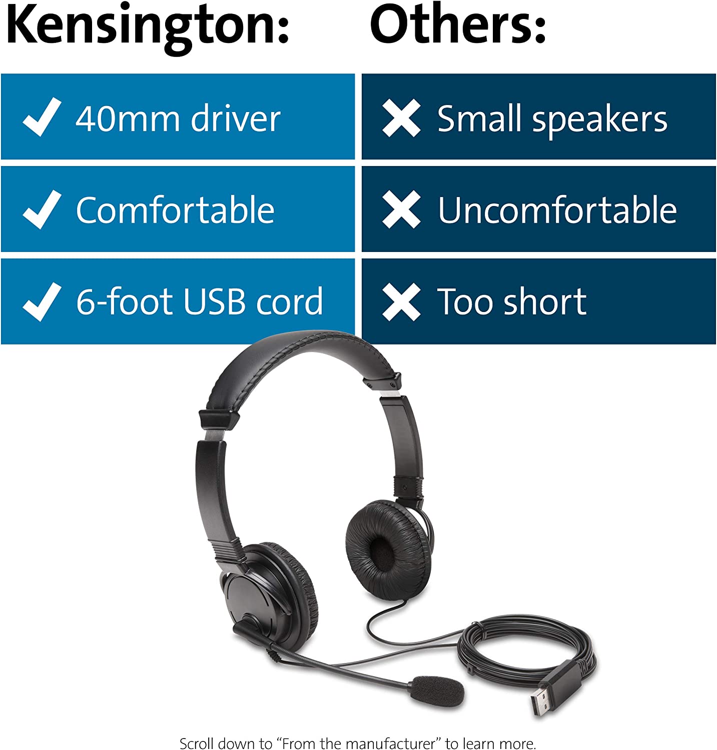 USB HiFi-Kopfhörer mit Mikrofon, Headset