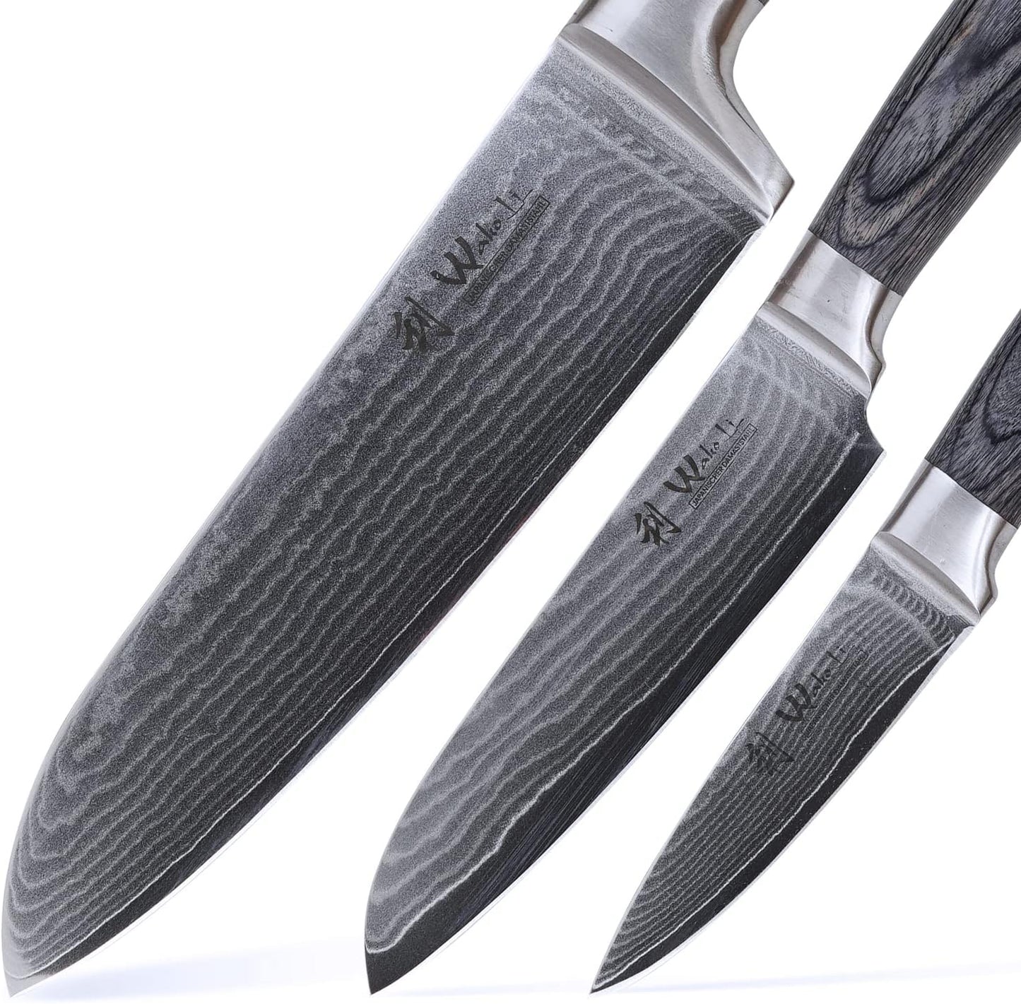 Damastmesser-Set, 3er Set EDIS Serie