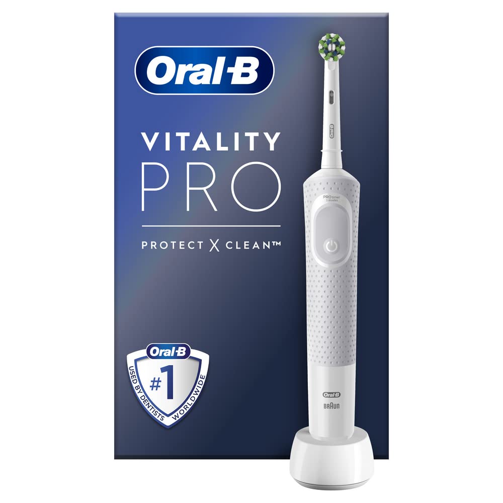 Oral-B Vitality Pro D103, Elektrische Zahnbürste, White Single