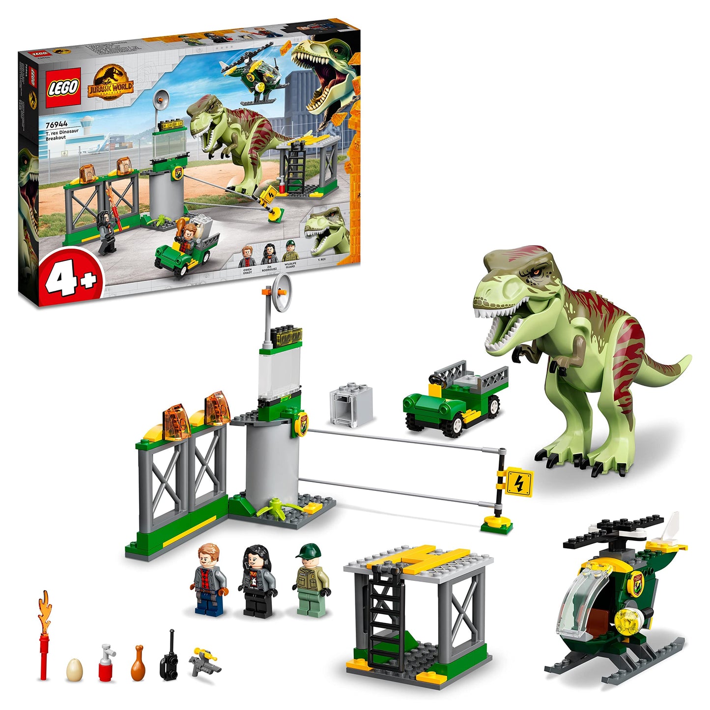 76944 Jurassic World T. Rex Ausbruch, Konstruktionsspielzeug