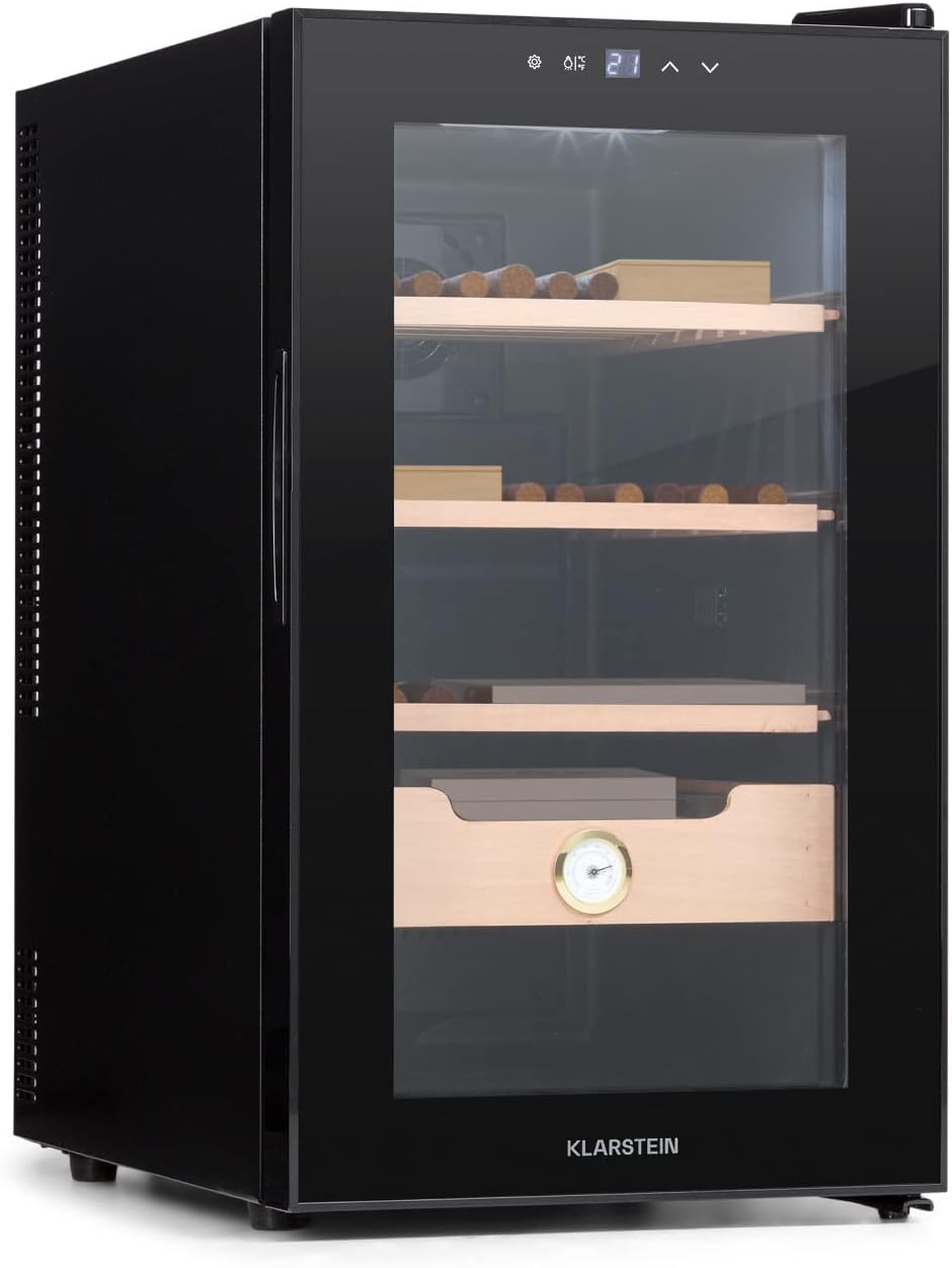 Zigarren Humidor, 23 L Neo Schwarz