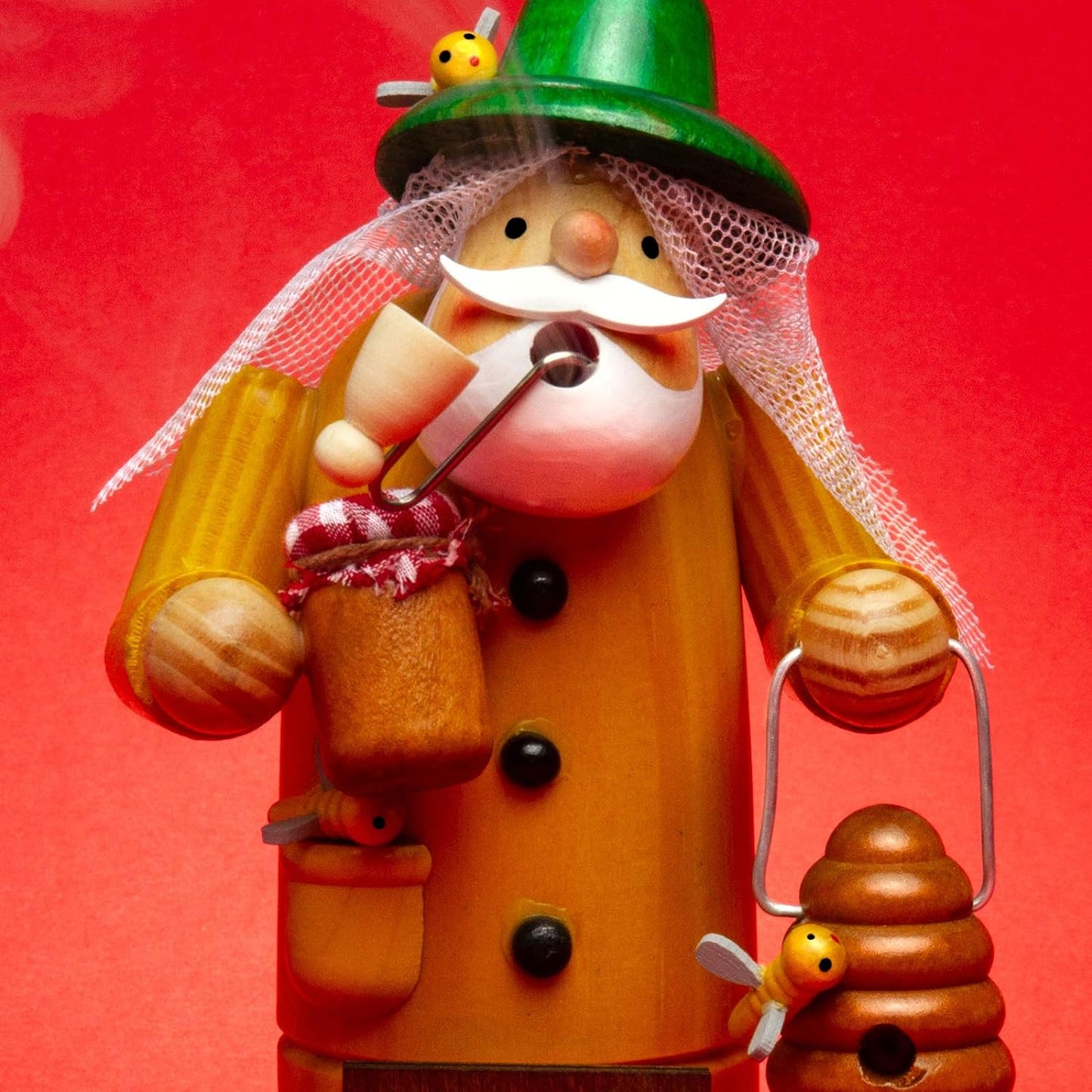 RM-A Räuchermännchen, Höhe ca. 15 cm, A27 Gelb - Imker