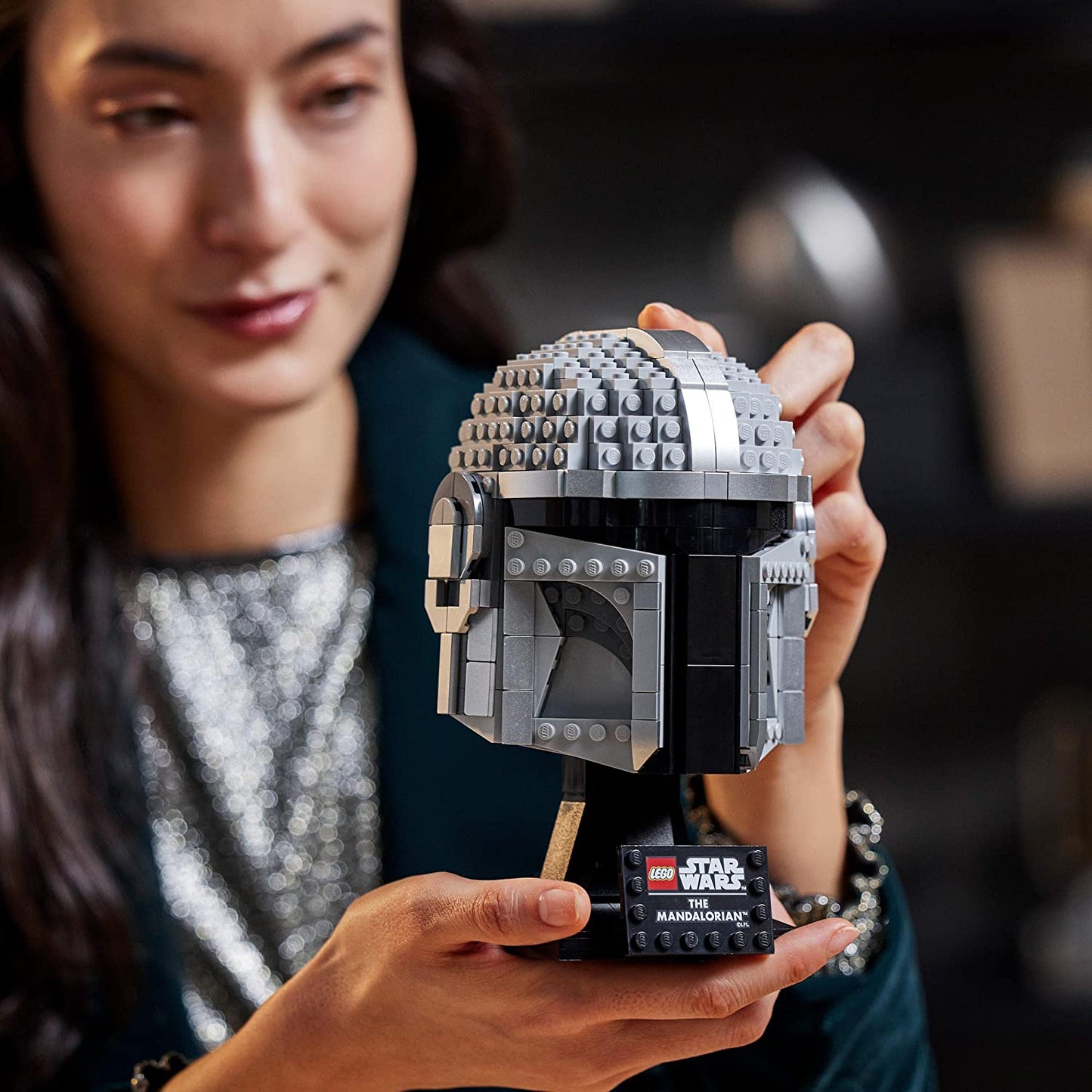 75328 Star Wars Mandalorianer Helm, Konstruktionsspielzeug