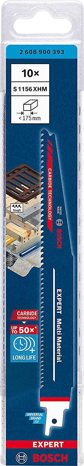 Expert Säbelsägeblatt ‘Multi Material’ S 1156 XHM, 10 Stück
