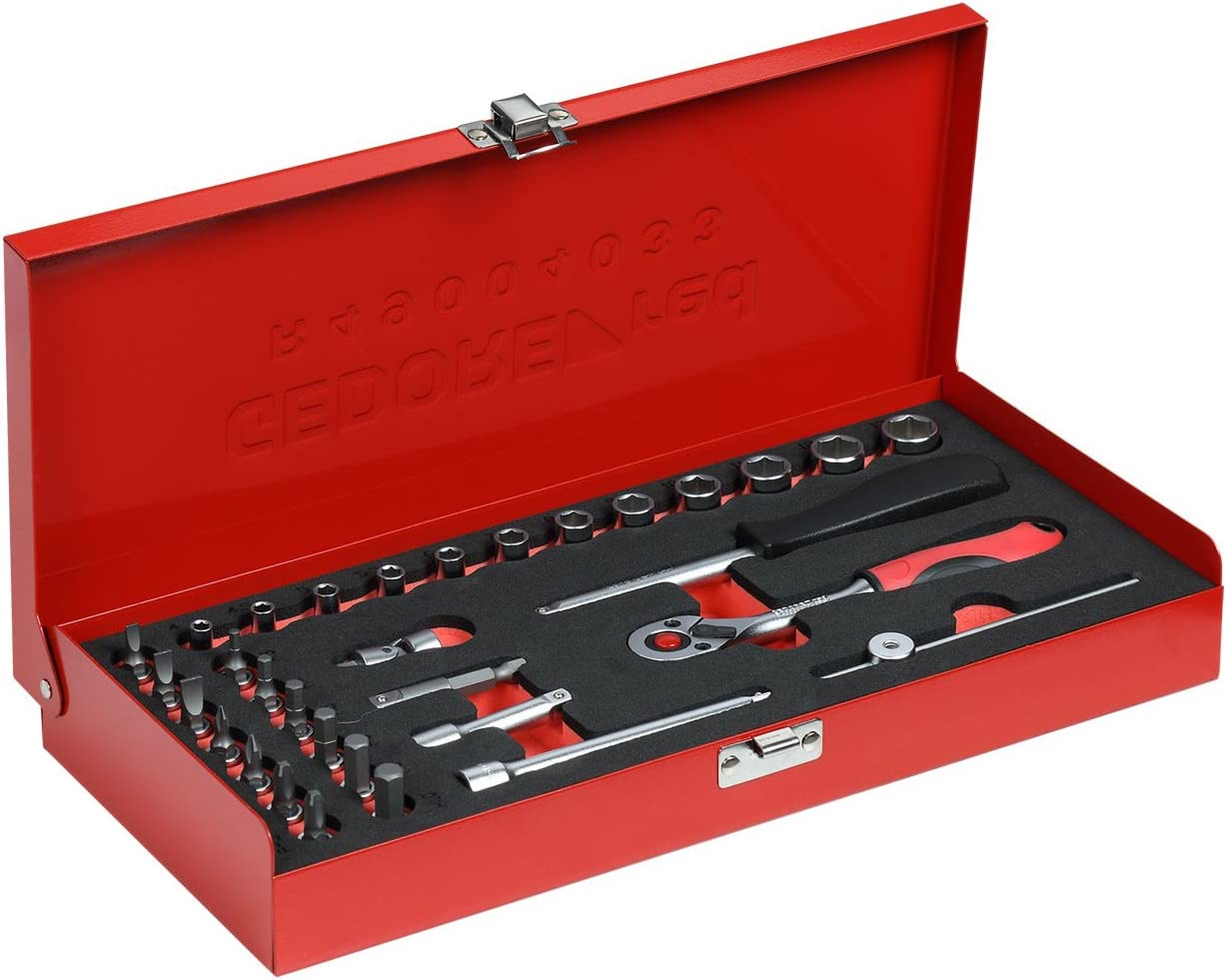 Red Steckschlüssel-Satz 1/4", 32-teilig, 1/4 Zoll Multicolour
