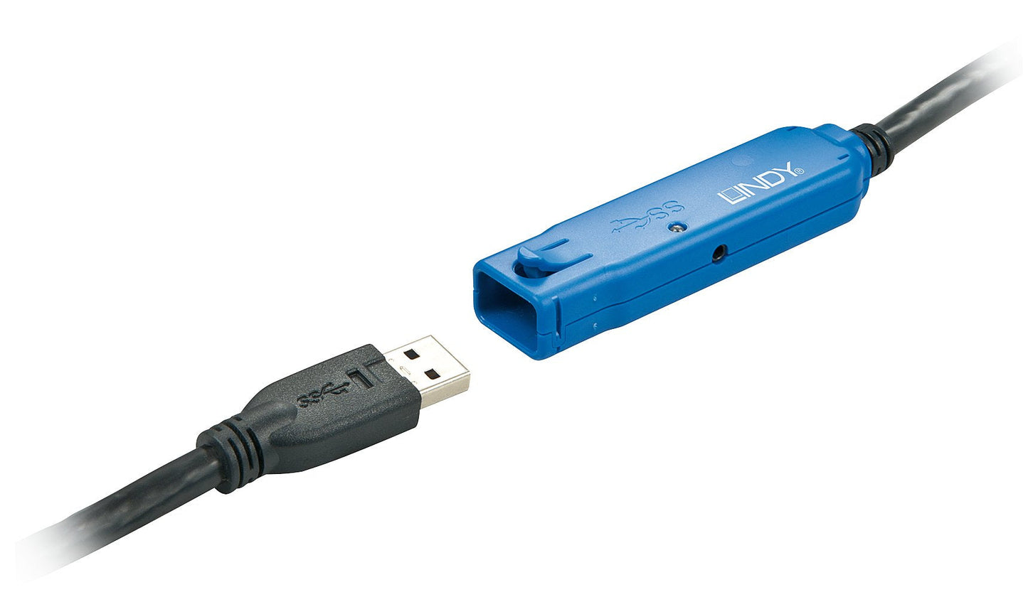 USB 3.2 Gen 1 Aktivverlängerungskabel Pro, USB-A Stecker > USB-A Buchse