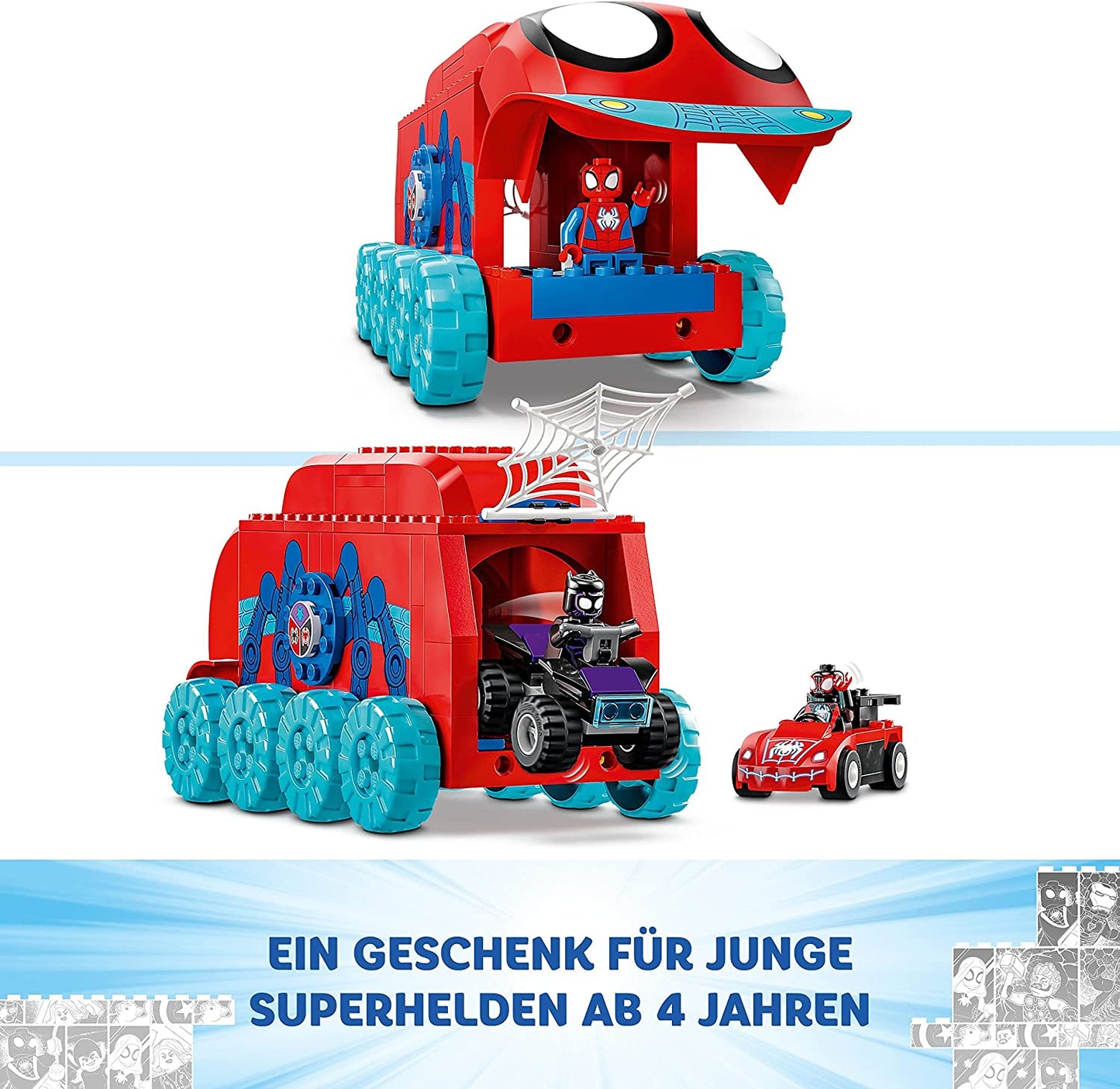 10791 Marvel Spidey und seine Super-Freunde Spideys Team-Truck, Konstruktionsspielzeug, Single