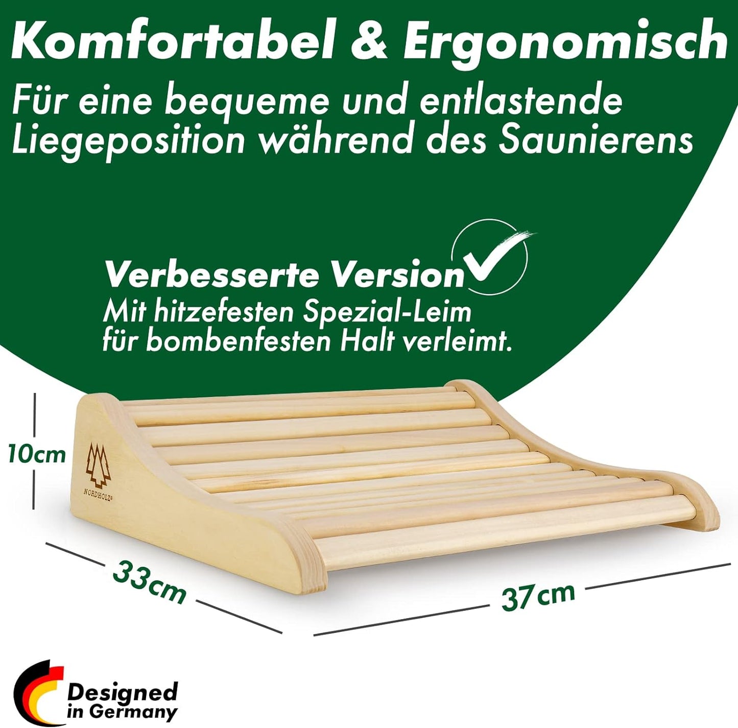 Kopfstütze, 2x Ergonomische Kopfstütze