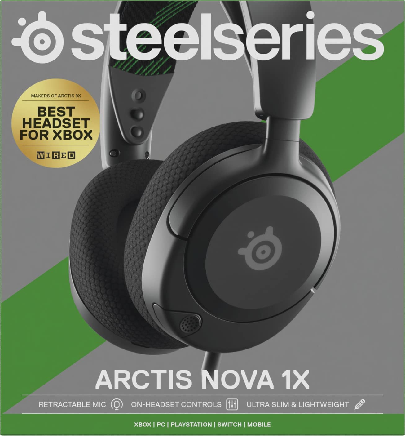 Arctis Nova 1X, Gaming-Headset, 3,5 mm für Xbox Weiss