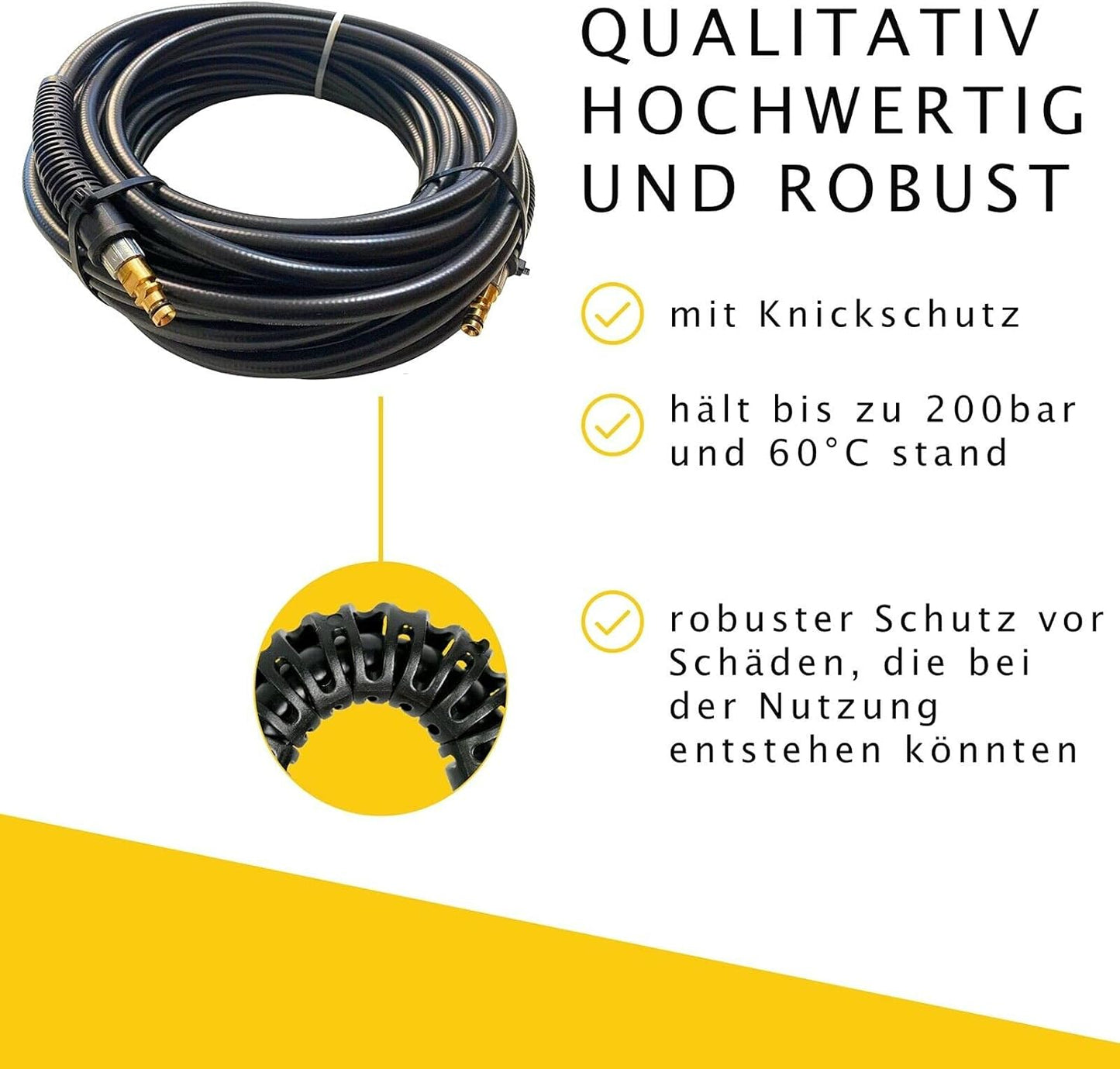 Hochdruckschlauch, 50 Meter